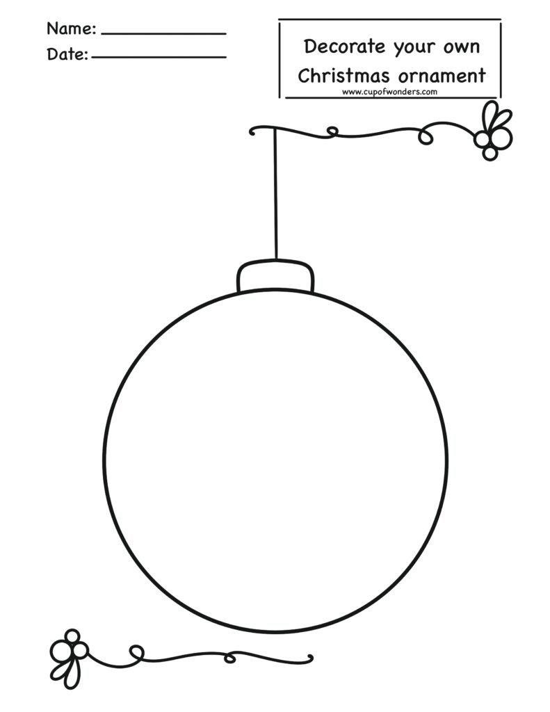 Christmasornamenttemplate