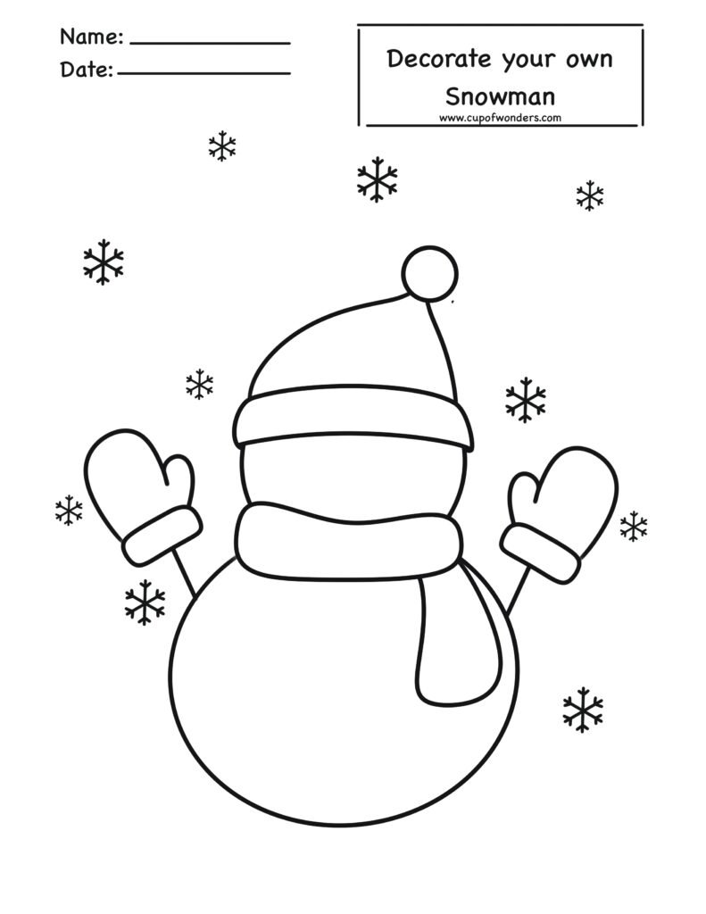 Snowmantemplate